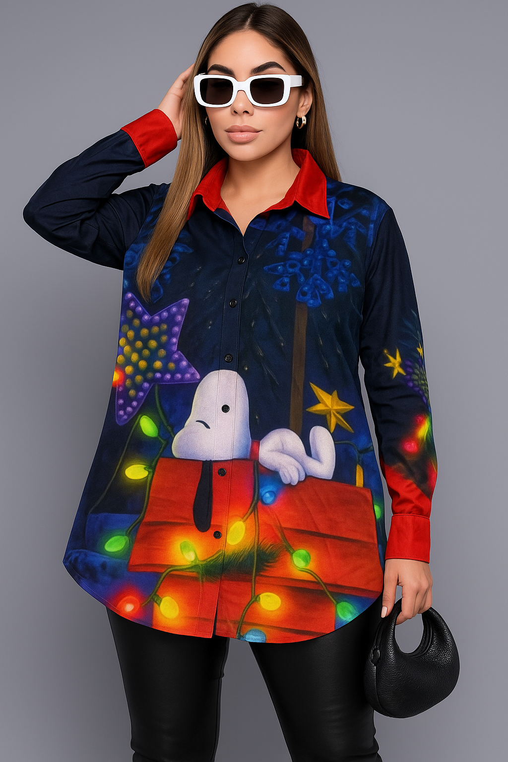 1243 Snoopy casa navidad