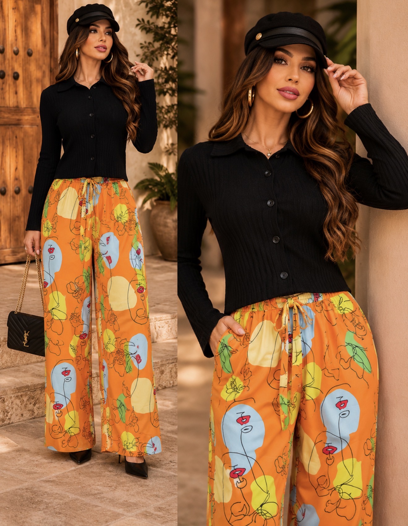 968 Naranja caras