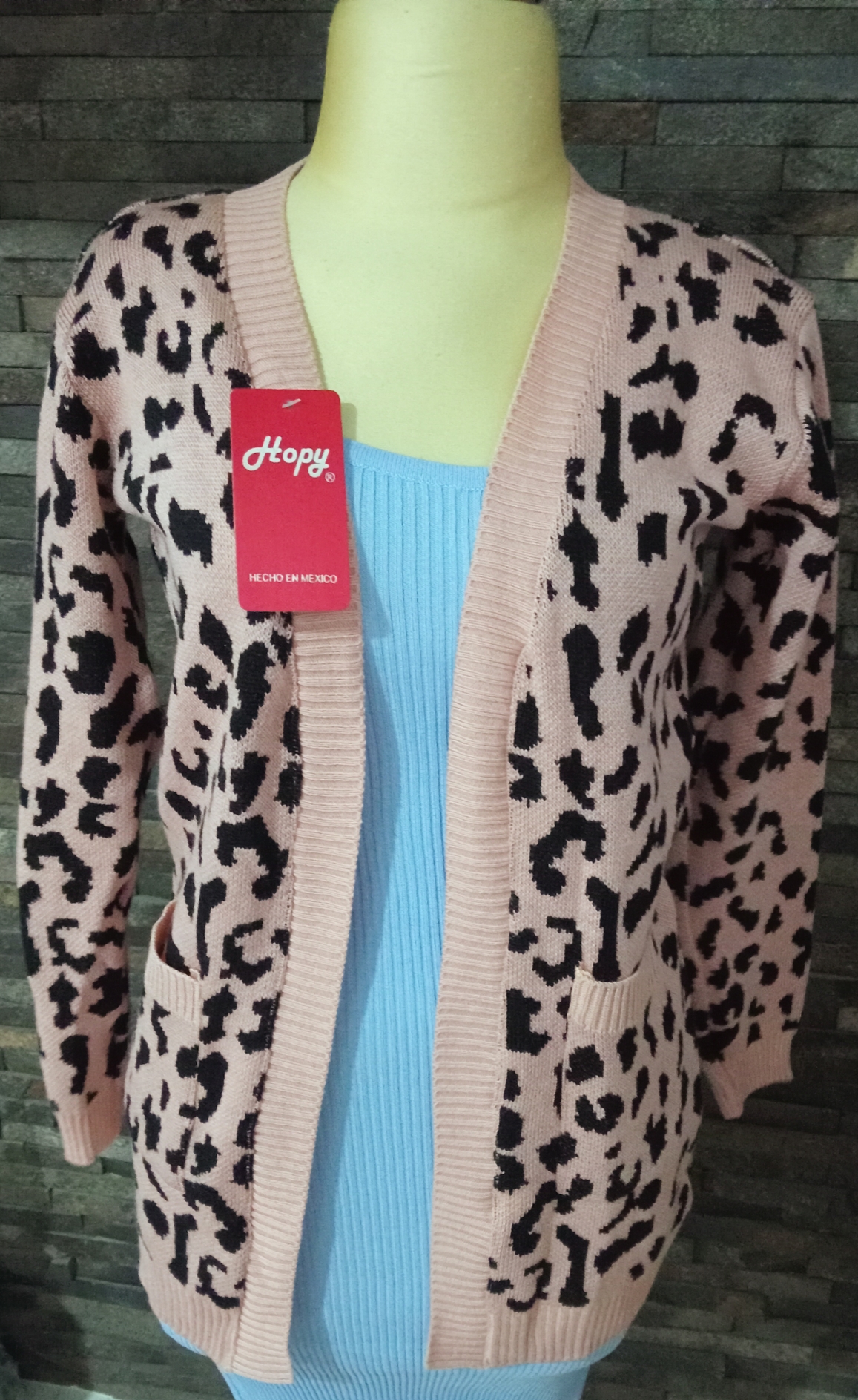 970 Cardigan moteado
