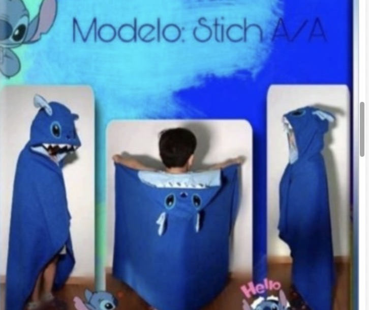 982 Stich azul rey